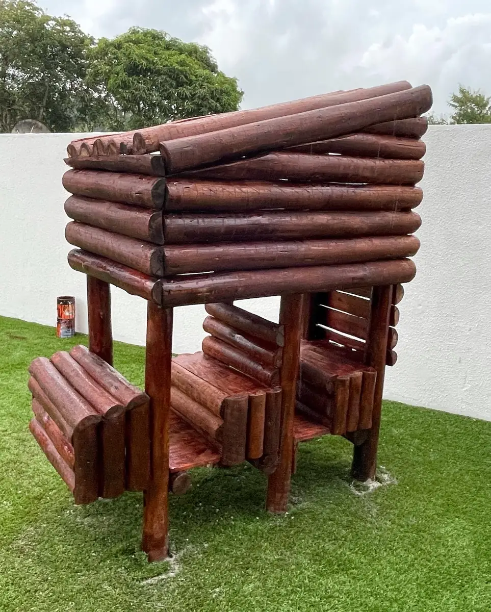 Playground PHD — casinha tarzan condominio grama sintetica