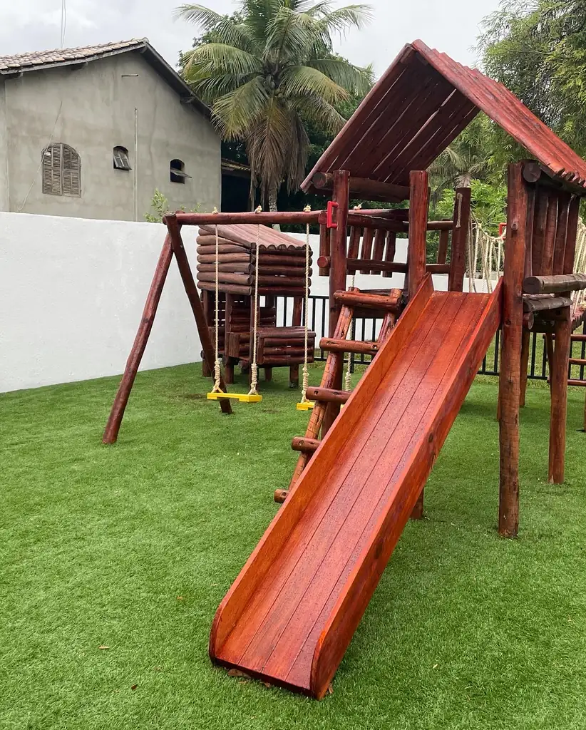 Playground PHD — playground completo casinha tarzan balanco residencia grama sintetica