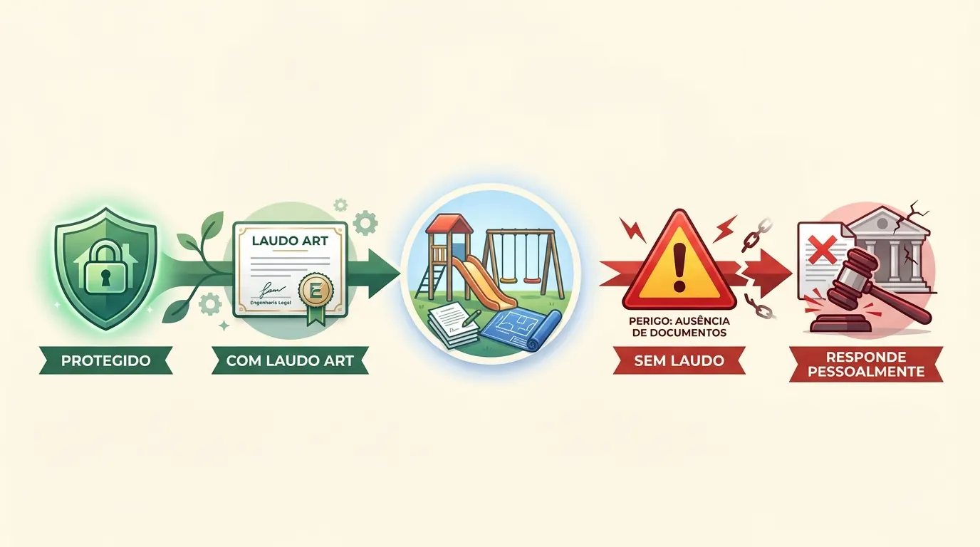 Playground PHD certificado com laudo ART e conformidade ABNT